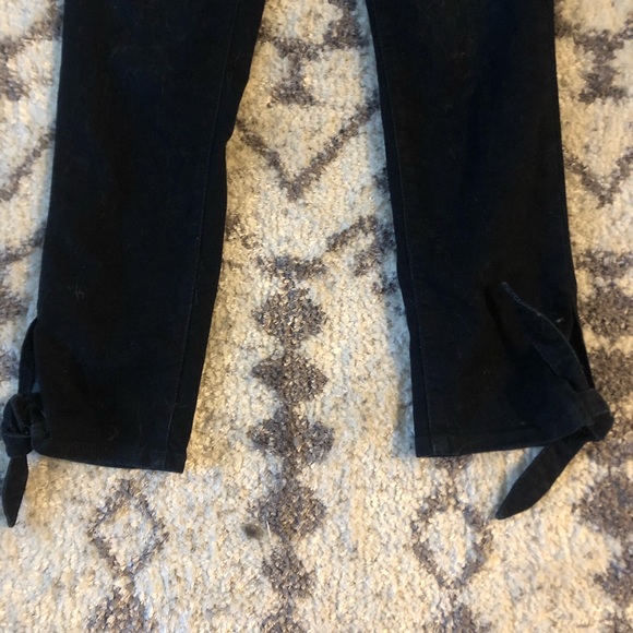 GAP indigo/dark wash tie ankle jeans - Picture 5 of 8